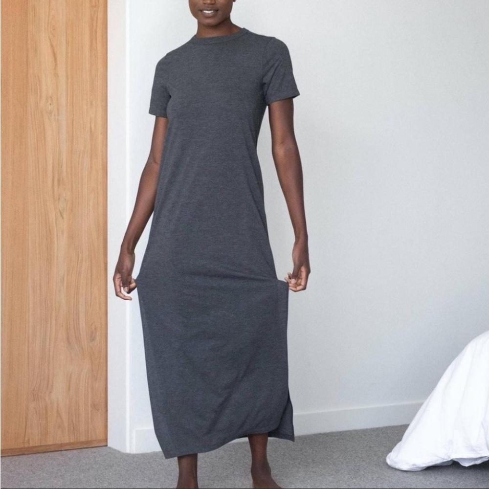 NWOT Lunya Restore Long Mercurial Casual Maxi Dress - sz M